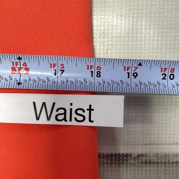 Finders Keepers Dress Coral Orange High Neck Split Front Size Medium - Picture 10 of 13